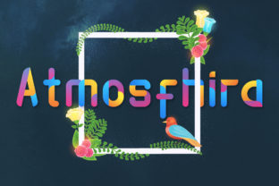 Atmosfhira: A Playful Color Font for Bold Creations