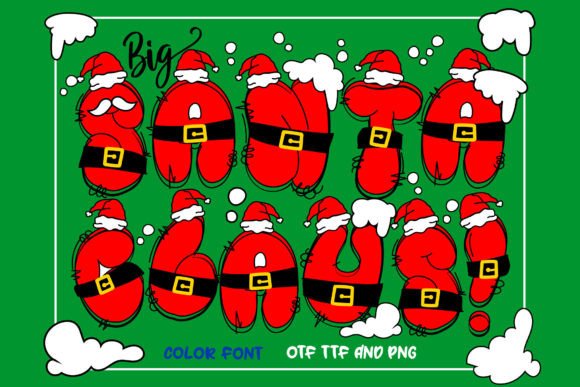Big Santa Claus! A Festive Font for Bold, Cheerful Designs