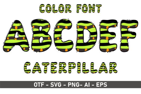 Caterpillar Font: Playful Design for Engaging Brands