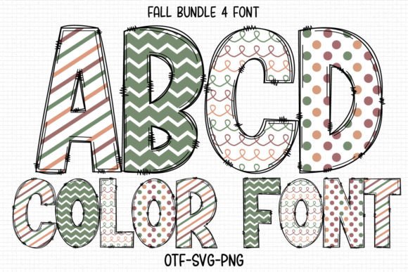 Embrace Autumn's Charm with the Fall Doodle Font