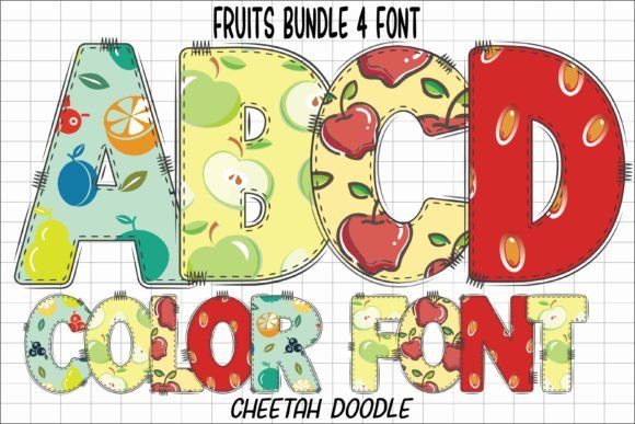 Fruits Font: Adding a Splash of Playful Color to Your Designs