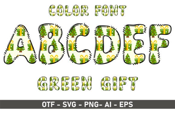 Green Gift: A Playful Typeface for Creative Projects