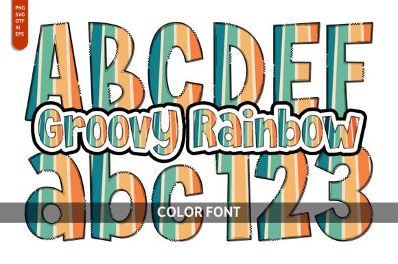 Groovy Rainbow: A Typeface That Radiates Joy