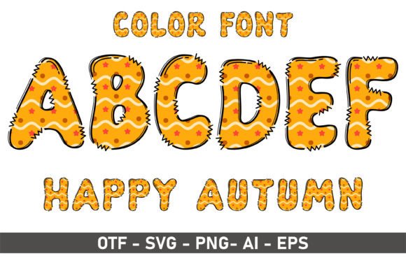 Happy Autumn: A Playful Typeface for Creative Projects