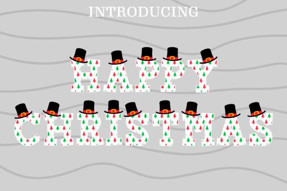Happy Christmas: A Festive Color Font for Creative Projects