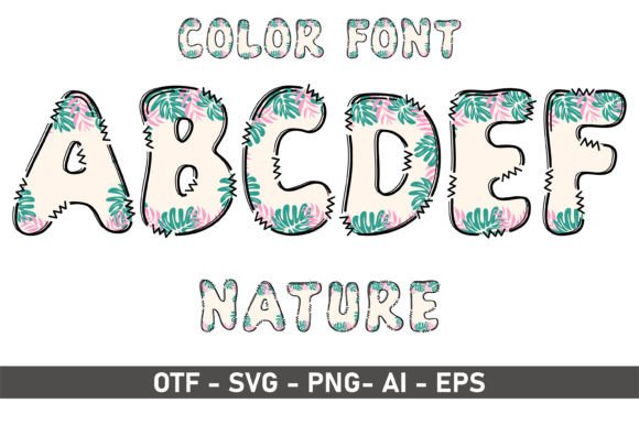Nature: A Font That Brings Playful Artistry to Your Projects