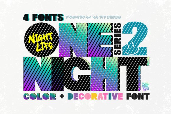 One Night 2: A Vintage Display Typeface with Modern Appeal