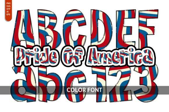 Pride of America: A Playful Typeface for Creative Brands