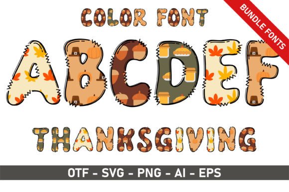 Thanksgiving Bundle: A Font Collection for Cozy Designs