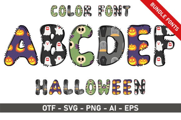 Unleash Spooky Creativity with the Halloween Bundle Font