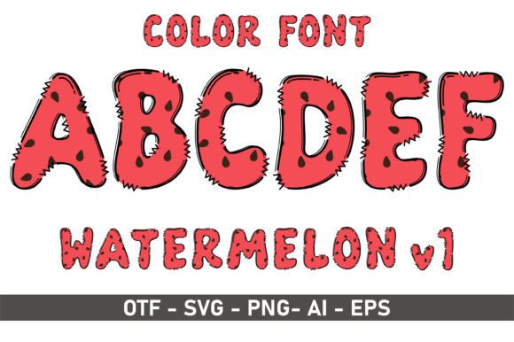 Watermelon V1: A Fresh Take on Playful, Colorful Typography