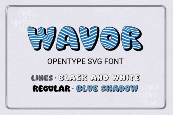 Wavor: The Dynamic SVG Font Adding Depth to Modern Design
