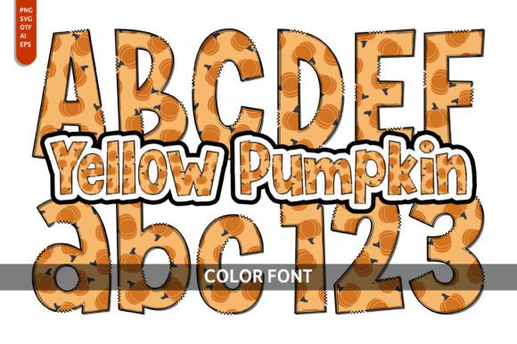 Yellow Pumpkin: A Warm, Whimsical Typeface for Autumn Projects